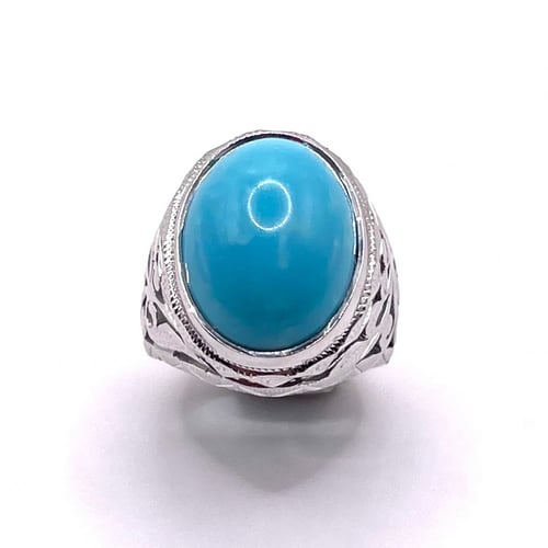 خاتم فيروز طبيعي