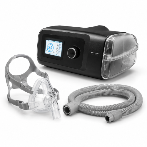 ALCYH825 BiPAP Machine with Mask & Heated Humidifier | BiPAP / Auto BiPAP / ST / CPAP Respiratory Therapy Device