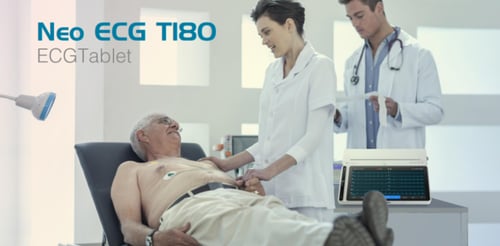 جهاز تخطيط القلب تابلت 12 قناة T180
