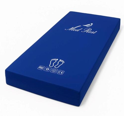 MedRest Medical Memory Foam Mattress for Pressure Ulcer Prevention – 90 x 190 x 14 cm – Model MO-703