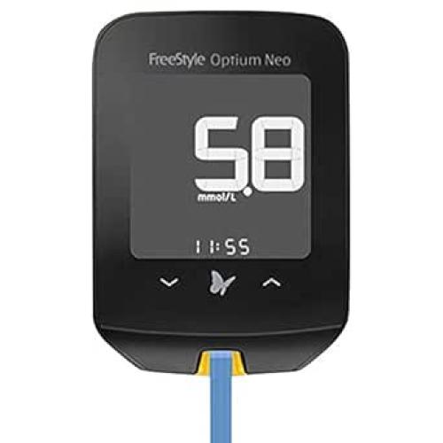 جهاز رقمي لفحص نسبة الجلوكوز والكيتون في الدم من ف...