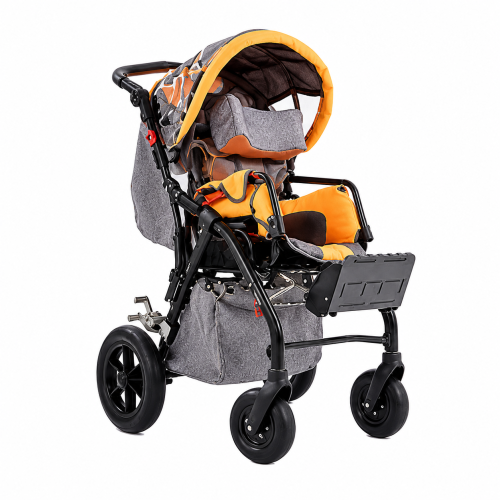 Lightweight Foldable Pediatric Special Needs Wheelchair – Model ALCIN9062 (YK8001) – Aluminum Frame with Adjustable Footrest