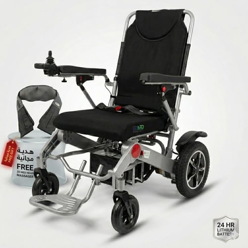 ZidMed Comfortable Electric Wheelchair - $10Ah$ Ba...