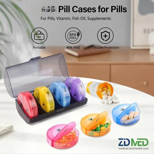 علبة أدوية أسبوعية