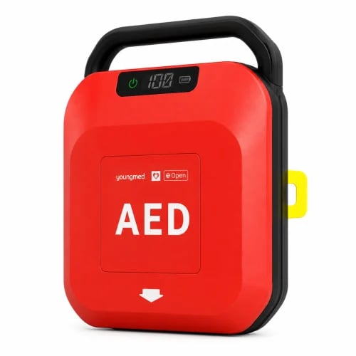 ALCHeartsave YA Fully Automatic AED Defibrillator with Screen – Fully Automatic Automated External Defibrillator (AED) for Adults...