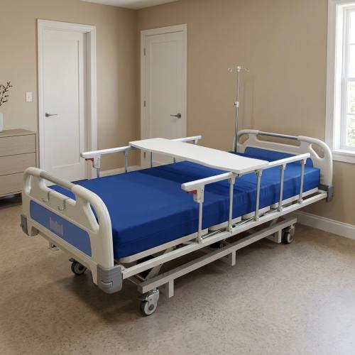 Full Electric Home Hospital Bed with Overbed Table...