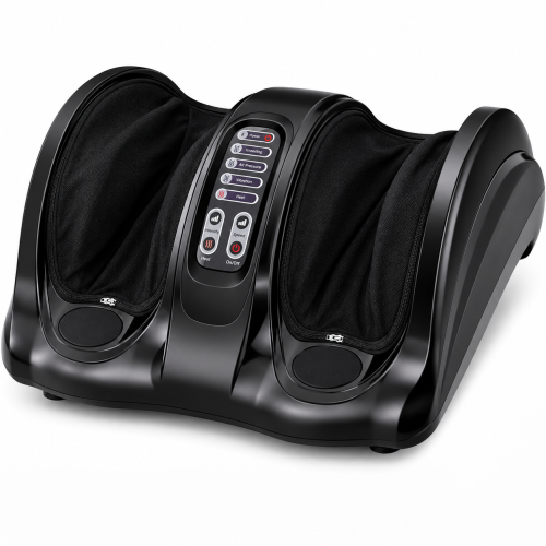 KW875 Shiatsu Foot Massager with Heat & Vibration – Deep Kneading Foot and Calf Massage Machine with Remote Control