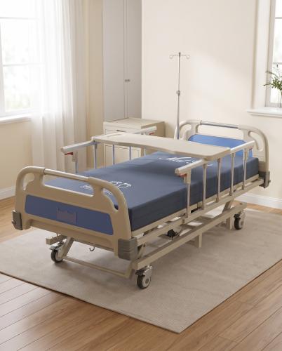 Luxury 5-Function Electric ICU Hospital Bed with A...