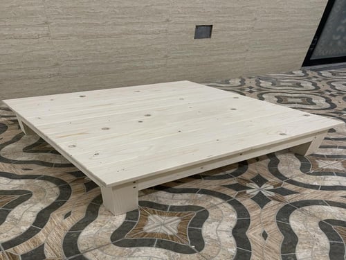 طاولات خشب ارضية طبلية حسب المقاس