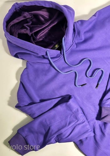 بلوفر شتوي مبطن من الداخل - موف