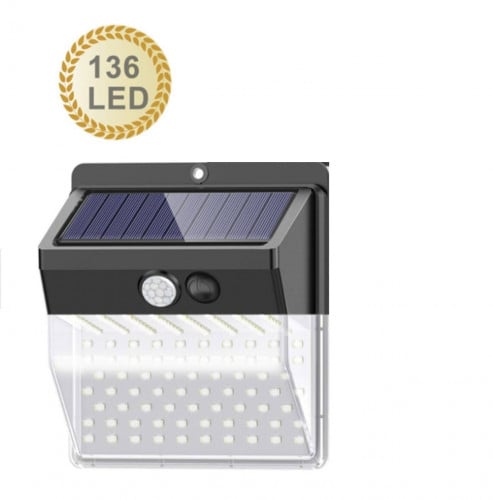 كشاف يعمل بالطاقة الشمسية 136 لمبة ليد