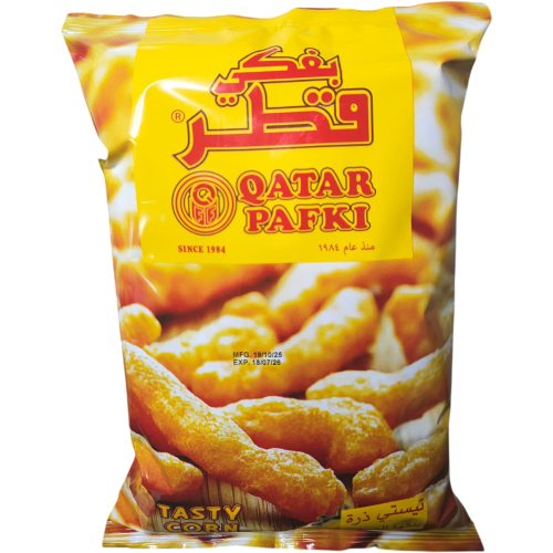 بفكي قطر تيستي ذرة بنكهة الجبنة عائلي 160 جم