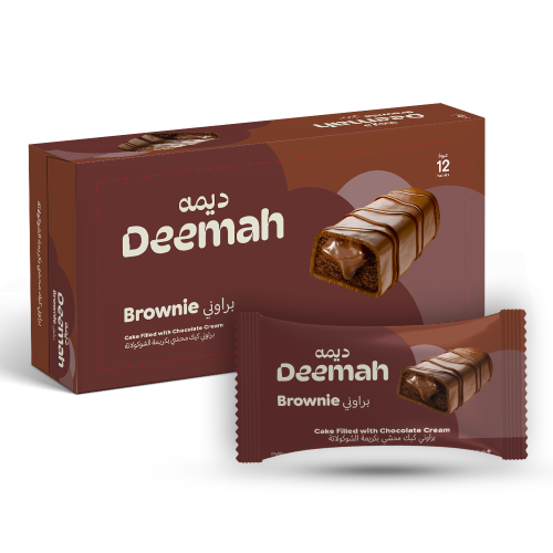 كيك ديمة براوني شوكولاتة 12*37جم