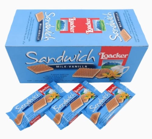 ويفر لواكر بكريمة الفانيلا 25*25 جم
