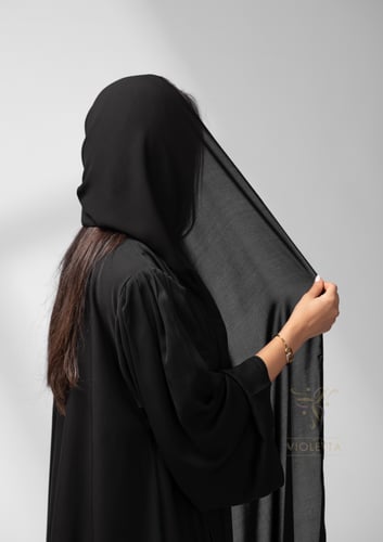 عباية سوداء كلوش 6162