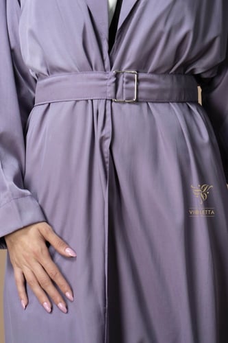 عباية رسمية ثلاث قطع بنفسجي Z9457