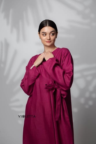 عباية الورد الطائفي صديقة للبيئة Z10005