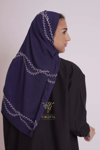 طرحة مطرزة- 7079