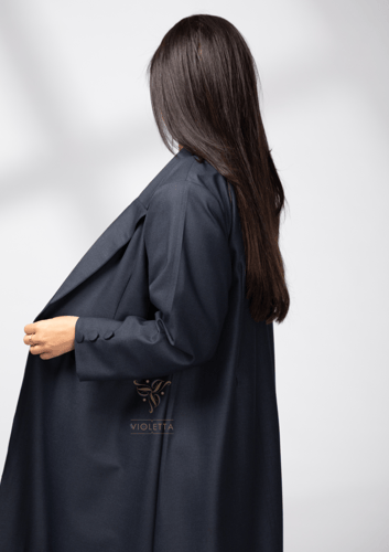 عباية بليزر بقصة مستقيمة z6157