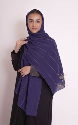 طرح مخططة بألوان متعددة -Z7006