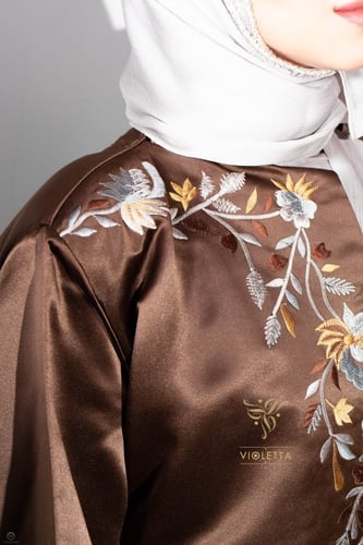 عباية وهج بنيّة مميزة Z6125