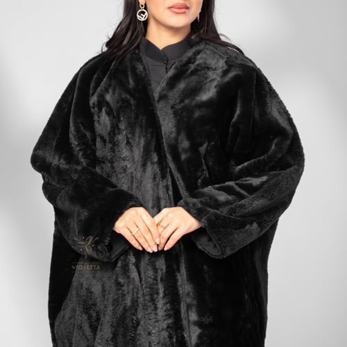 عباية دبل فيس مبطنة بفرو Z6099