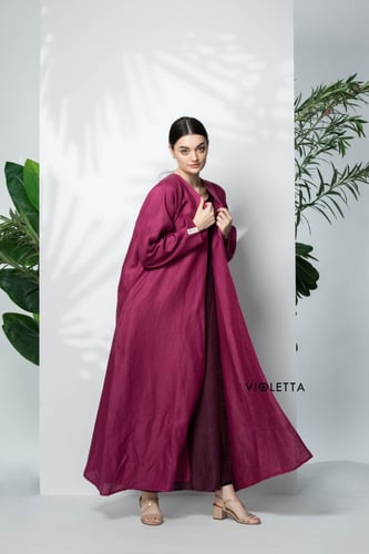 عباية ليلك صديقة للبيئة Z10006