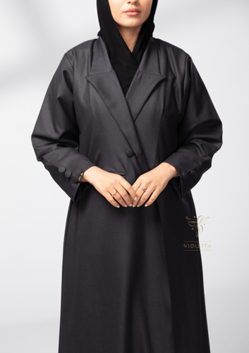 عباية بليزر بقصة مستقيمة z6157