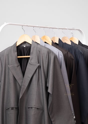 عباية بليزر بقصة مستقيمة z6157