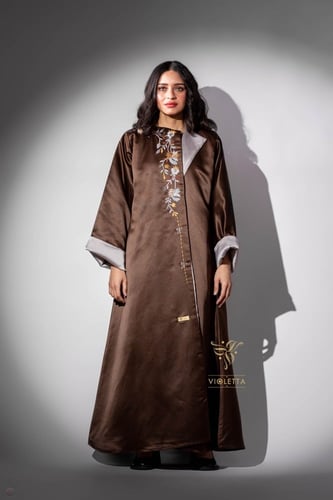 عباية وهج بنيّة مميزة Z6125