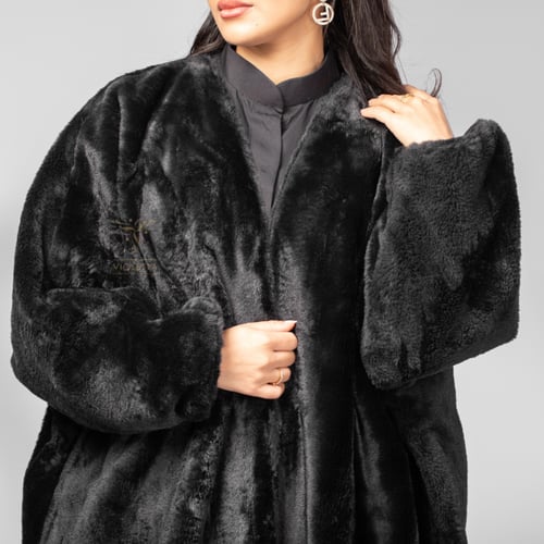 عباية دبل فيس مبطنة بفرو Z6099