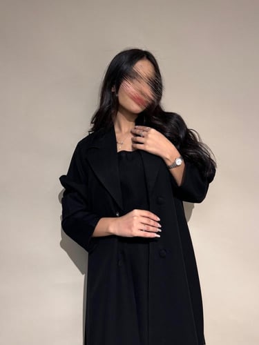 عباية رسمية بفستان داخلي متصل Z6075