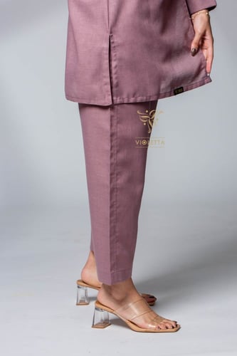 بدلة محجبات باللون البنفسجي- Z9453