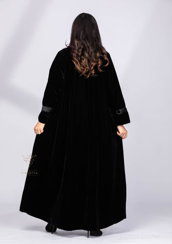عباية سوداء من المخمل - 6155