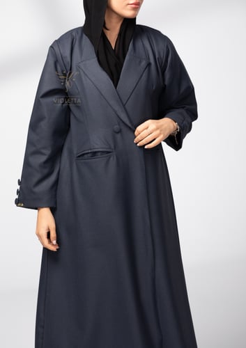 عباية بليزر بقصة مستقيمة z6157