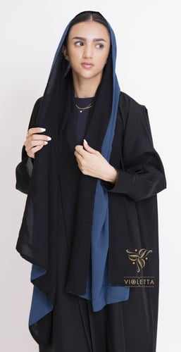 طرحة دبل فيس تركواز-Z601