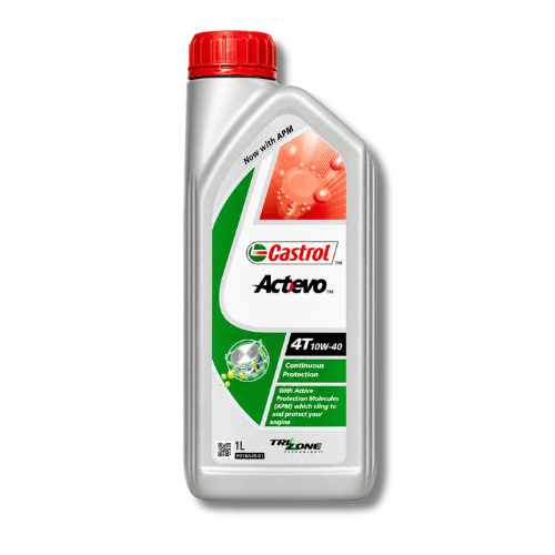 Motorcycle oil 10W-40 | Castrol Actevo 4T - 1 lite...
