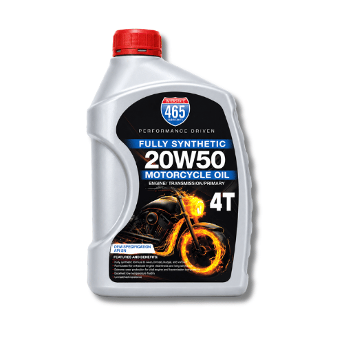 Fully synthetic motorcycle oil 20W-50 | Interstate...