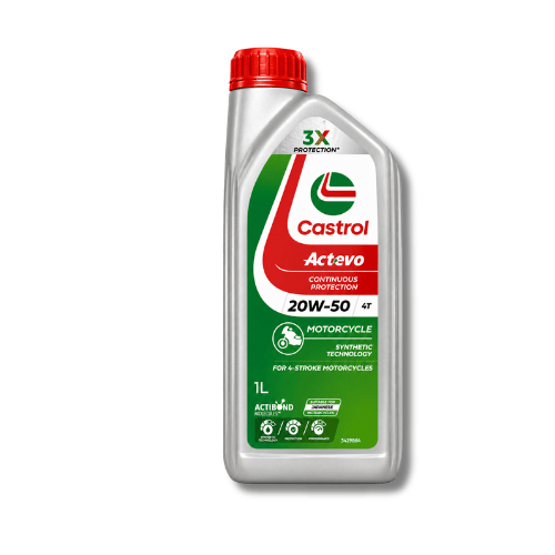 Motorcycle oil 20W-50 | Castrol Actevo 4T - 1 lite...