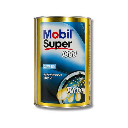 Mobil Super 1000 Turbo high-performance 20W-50 mot...