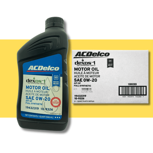 كرتون زيت ACDelco 0W-20 dexos1 تخليقي بالكامل (12...