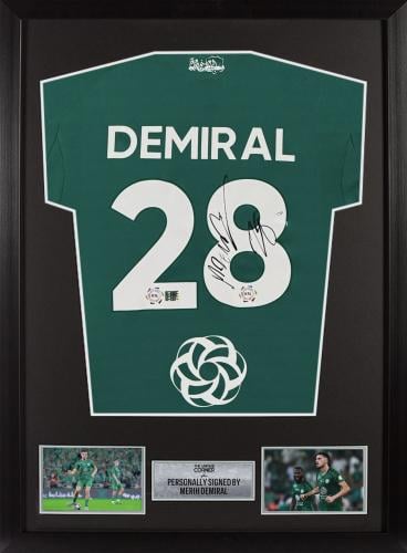 FRAMED DEMIRAL HAND SIGNED JERSEY