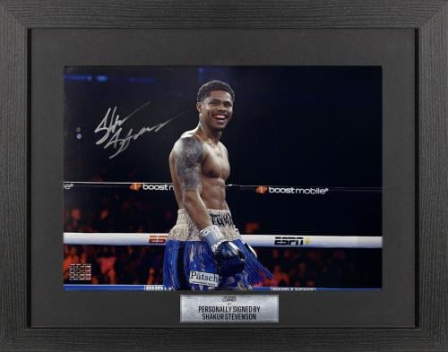 FRAMED SHAKUR STEVENSON HAND SIGNED PHOTOGRAPH
