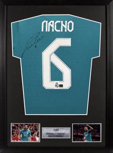 NACHO HAND SIGNED REAL MADRID JERSEY