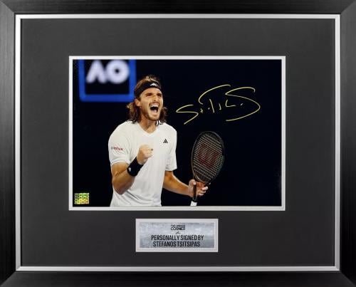 FRAMED STEFANOS HAND SIGNED PHOTOGRAPH