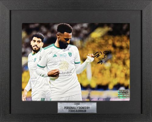 FRAMED FERAS ALBRIKAN HAND SIGNED PHOTOGRAPH