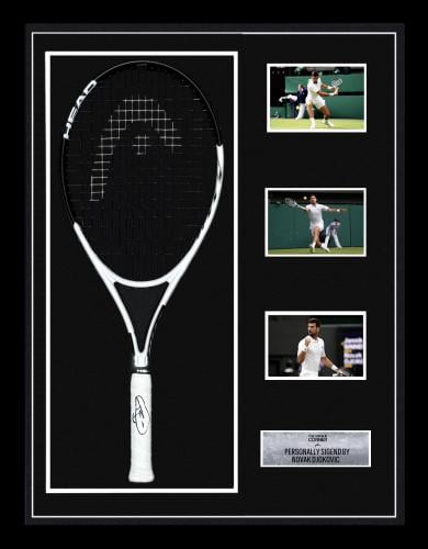 FRAMED NOVAK DJOKOVIC HAND SIGNED RACKET