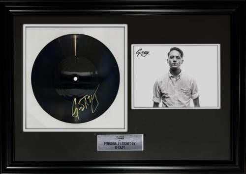 FRAMED G-EAZY HAND SIGNED VINYL RECORD