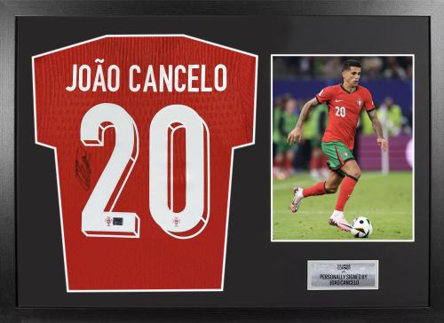 JOÃO CANCELO HAND SIGNED PORTUGAL JERSEY