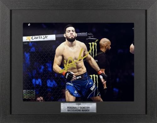 FRAMED NASSOURDINE IMAMOV HAND SIGNED PHOTOGRAPH